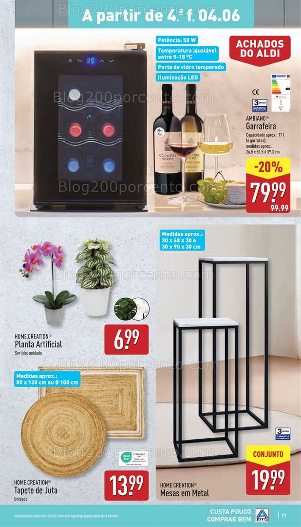 Antevisão Folheto ALDI Promoções de 2 a 8 junho all