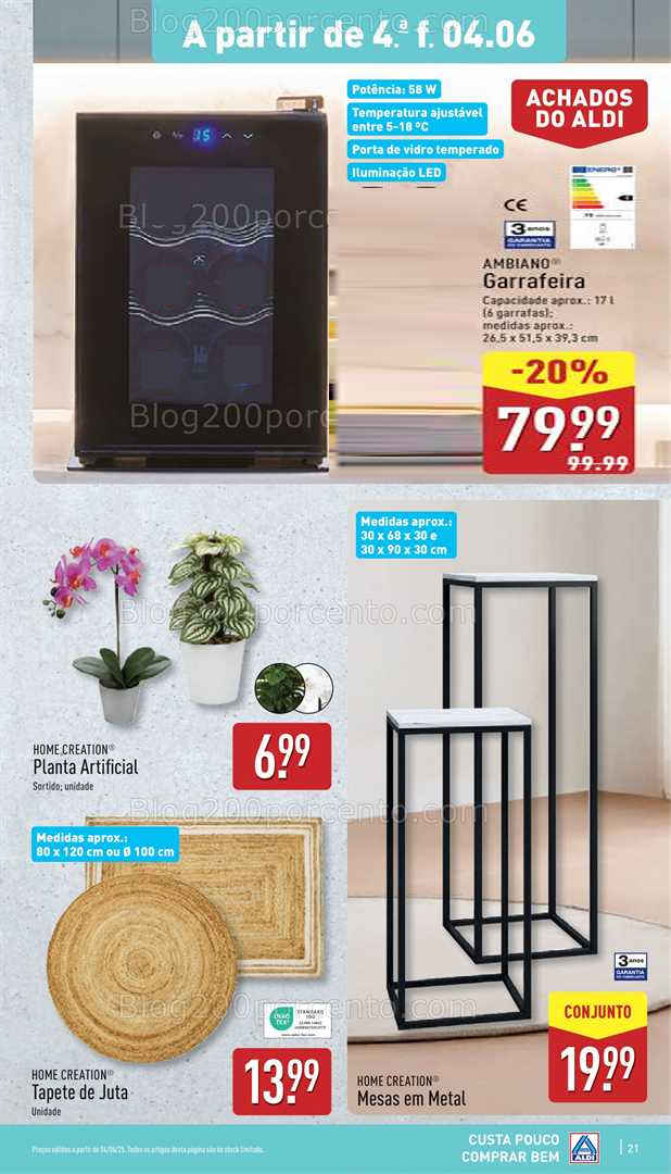 Antevisão Folheto ALDI Promoções de 4 a 8 junho 4 junho