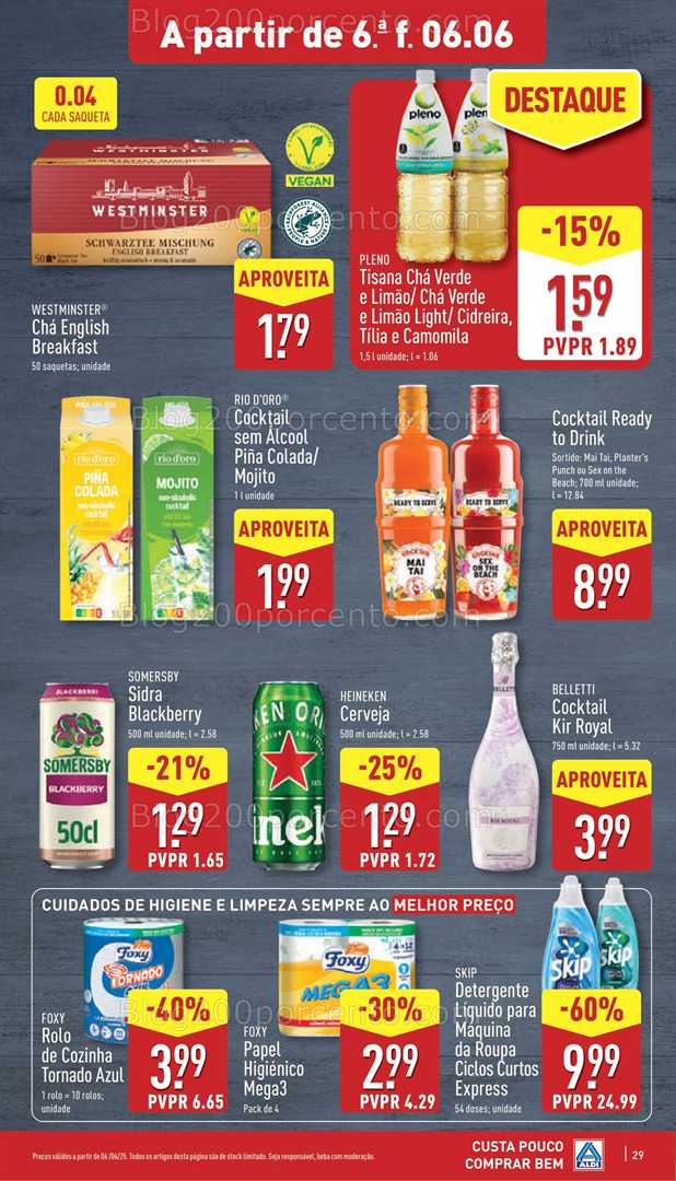Antevisão Folheto ALDI Promoções de 2 a 8 junho all