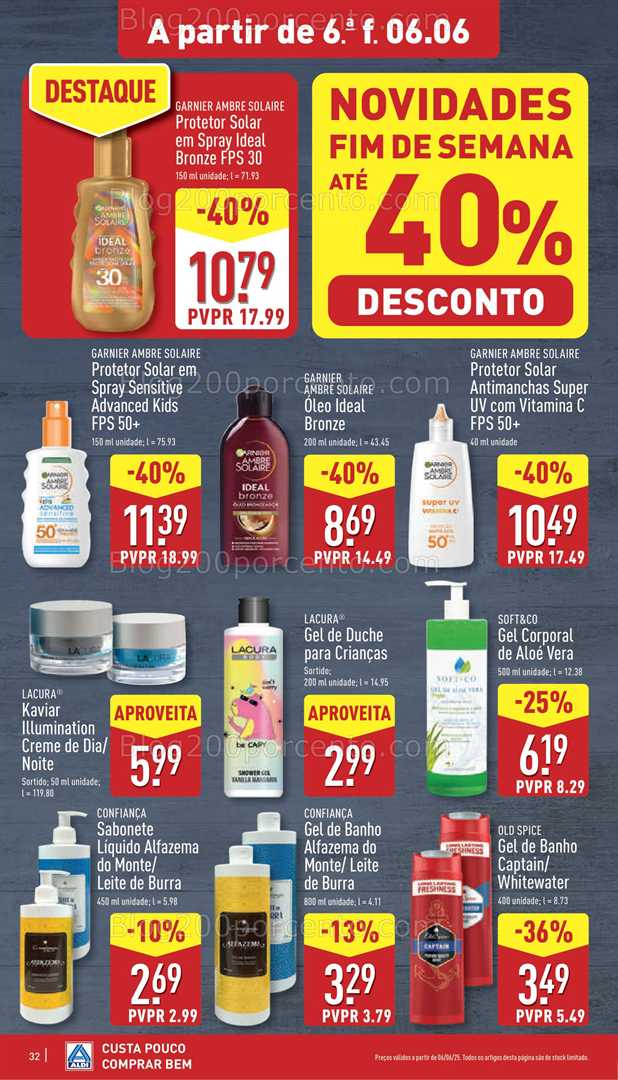 Antevisão Folheto ALDI Promoções de 2 a 8 junho all