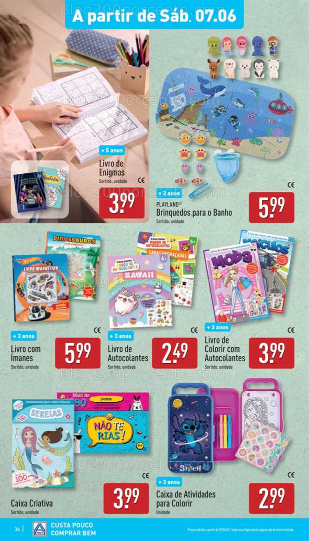 Antevisão Folheto ALDI Bazar Promoções de 7 a 8 junho 7 junho