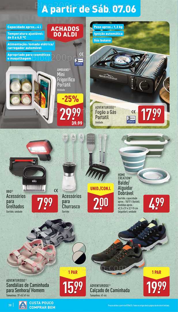 Antevisão Folheto ALDI Bazar Promoções de 7 a 8 junho 7 junho