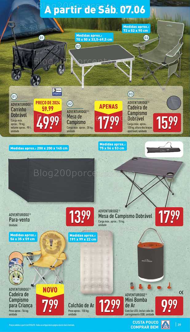 Antevisão Folheto ALDI Bazar Promoções de 7 a 8 junho 7 junho