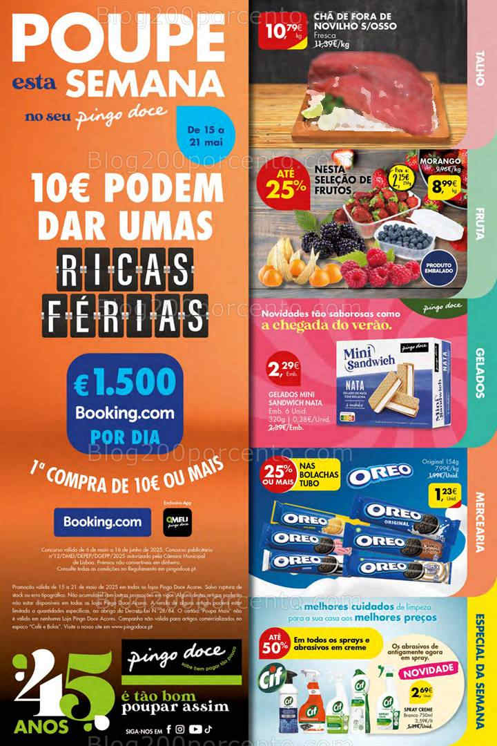 Antevisão Folheto PINGO DOCE Açores Promoções de 15 a 21 maio all