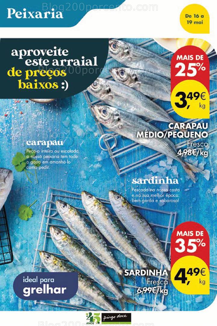 Antevisão Folheto PINGO DOCE Promoções Fim de Semana - 16 a 19 maio all