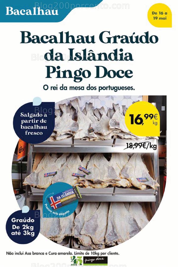 Antevisão Folheto PINGO DOCE Promoções Fim de Semana - 16 a 19 maio all