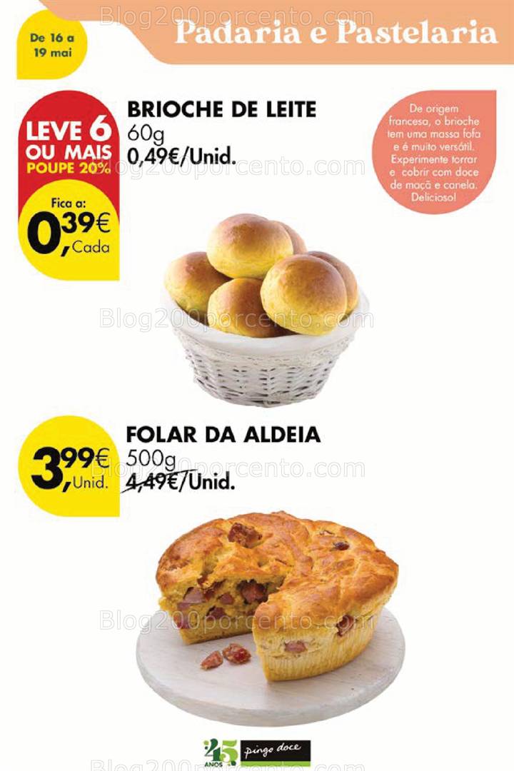 Antevisão Folheto PINGO DOCE Promoções Fim de Semana - 16 a 19 maio all