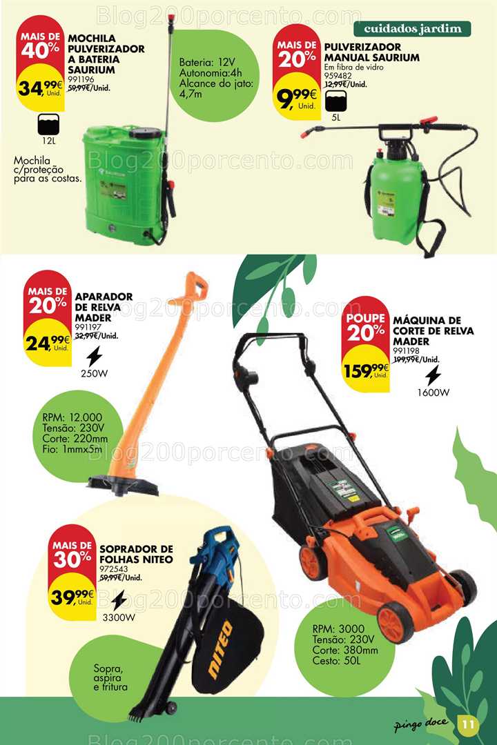 Antevisão Folheto PINGO DOCE Bazar Jardim Promoções até 9 junho jardim