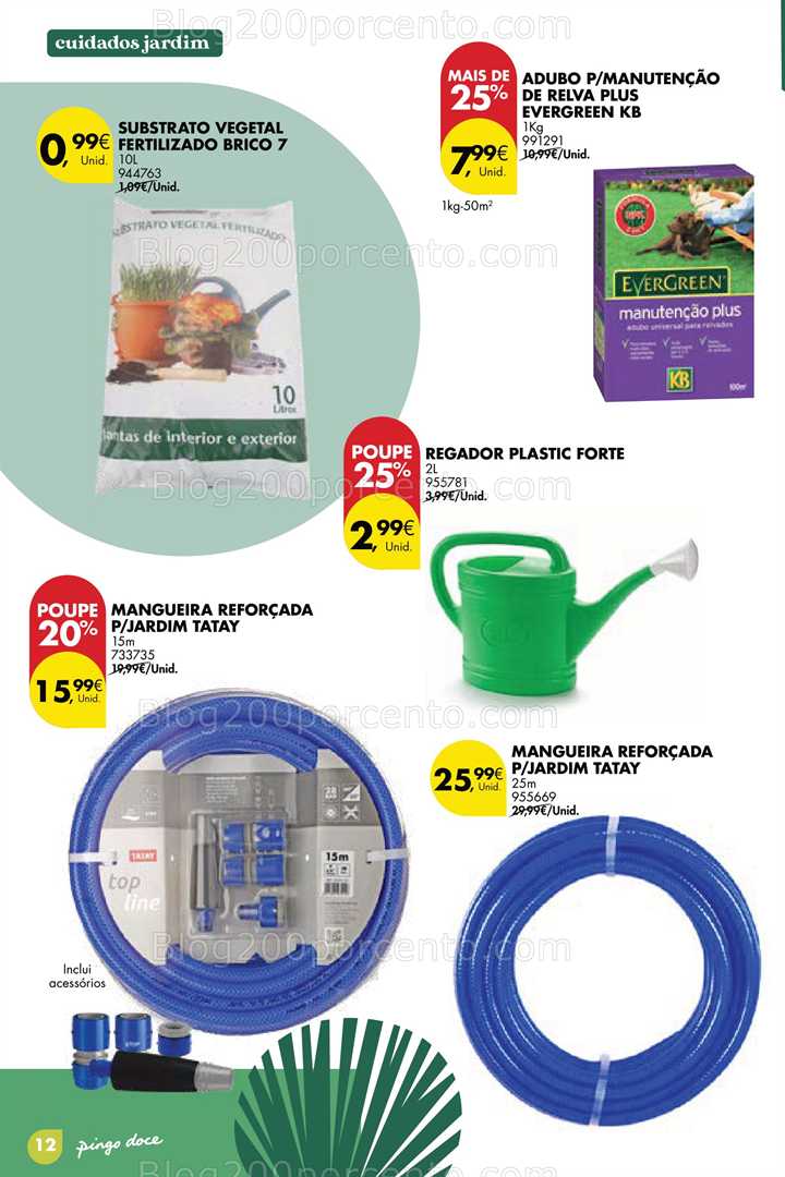 Antevisão Folheto PINGO DOCE Bazar Jardim Promoções até 9 junho jardim