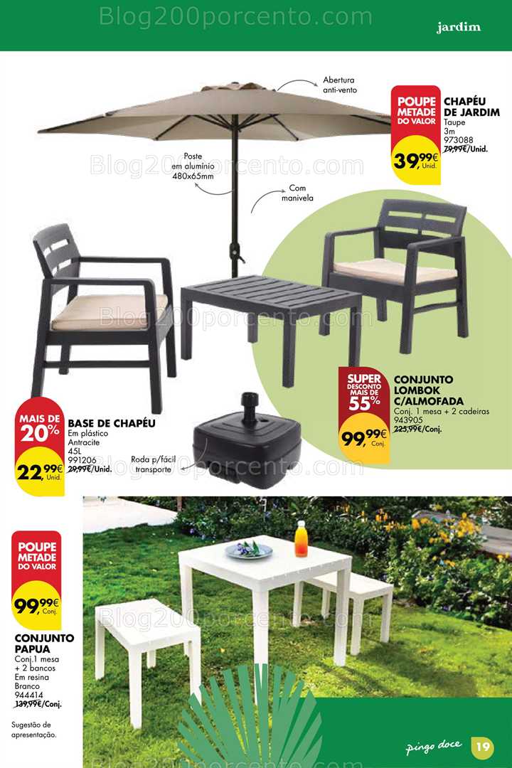 Antevisão Folheto PINGO DOCE Bazar Jardim Promoções até 9 junho jardim