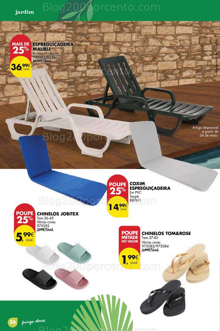 Antevisão Folheto PINGO DOCE Bazar Jardim Promoções até 9 junho jardim