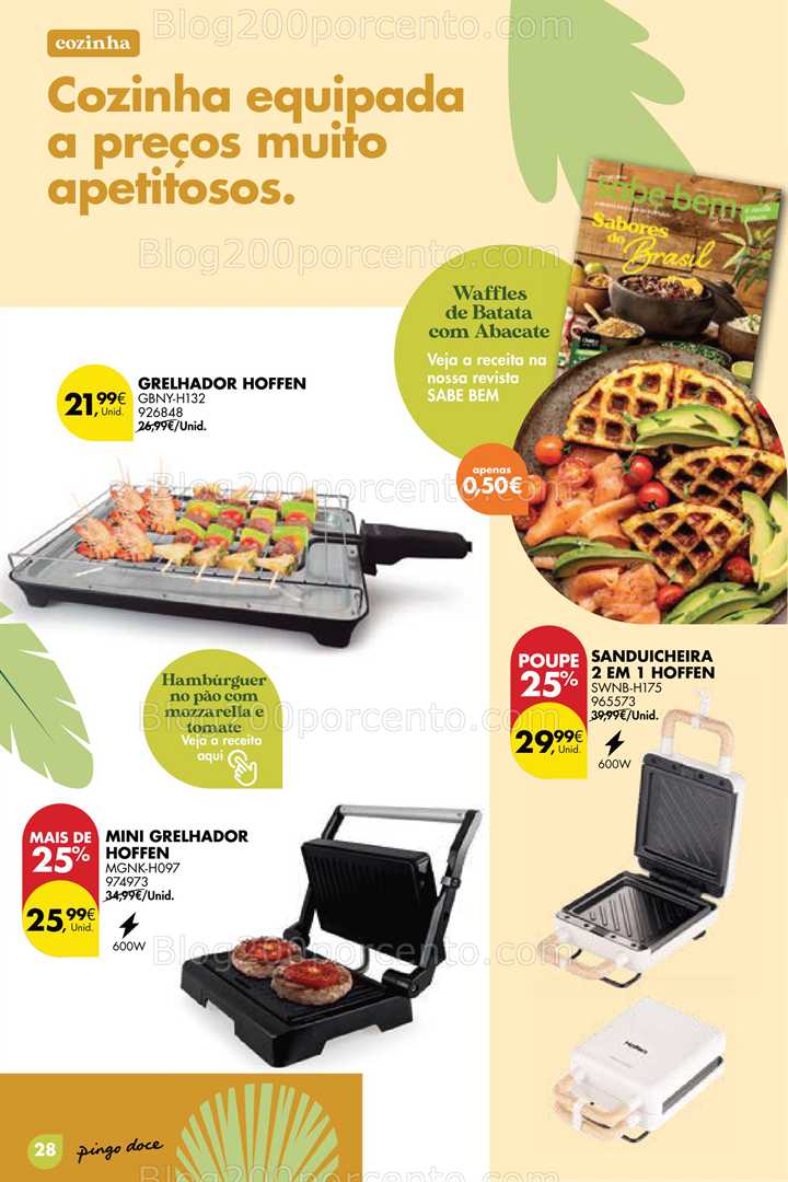 Antevisão Folheto PINGO DOCE Bazar Cozinha Promoções até 9 junho cozinha
