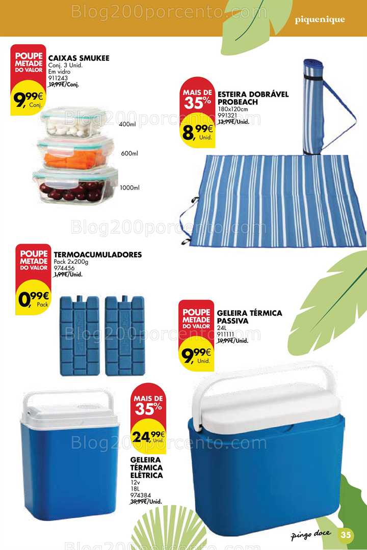 Antevisão Folheto PINGO DOCE Ar Livre Promoções até 9 junho all
