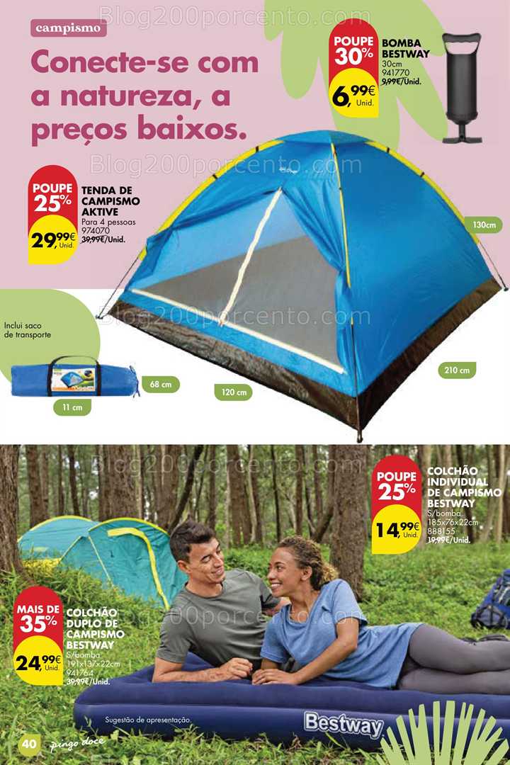 Antevisão Folheto PINGO DOCE Ar Livre Promoções até 9 junho all