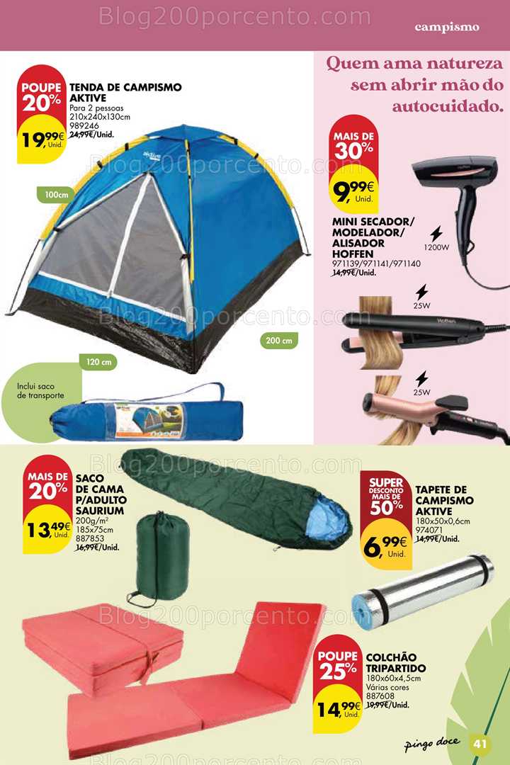 Antevisão Folheto PINGO DOCE Ar Livre Promoções até 9 junho all