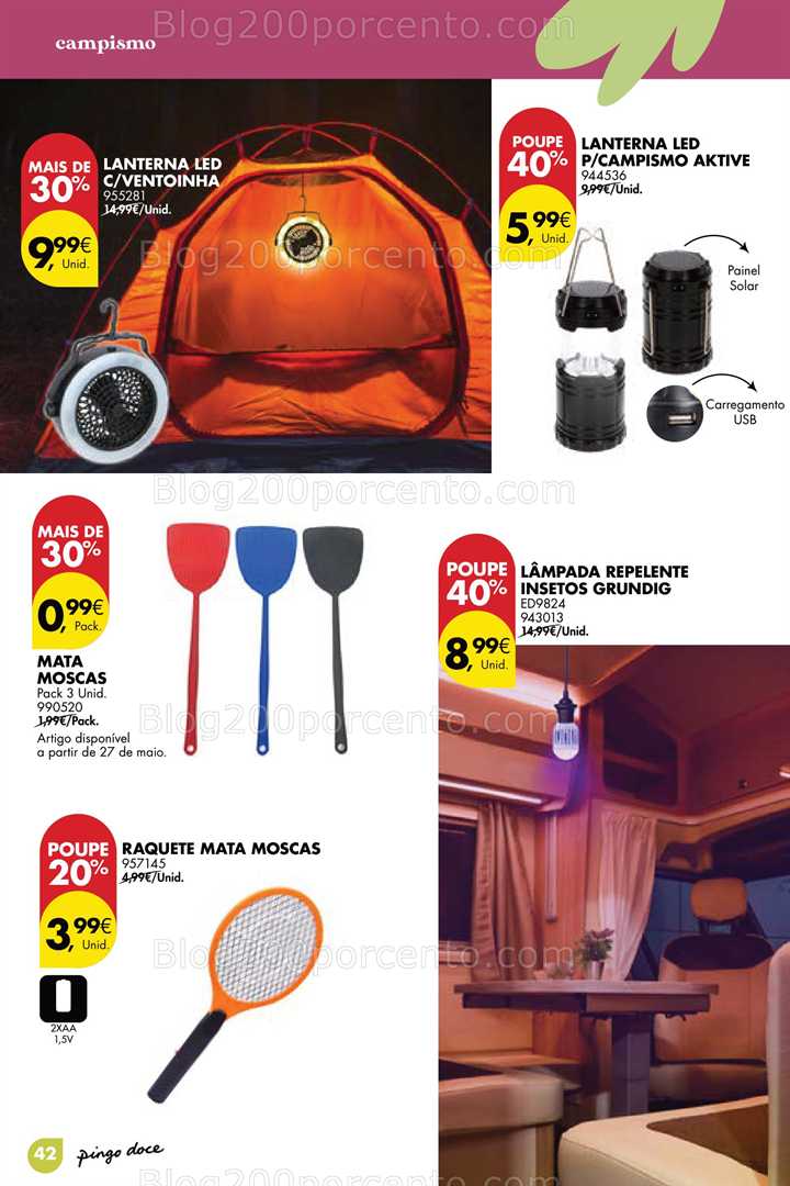 Antevisão Folheto PINGO DOCE Ar Livre Promoções até 9 junho all