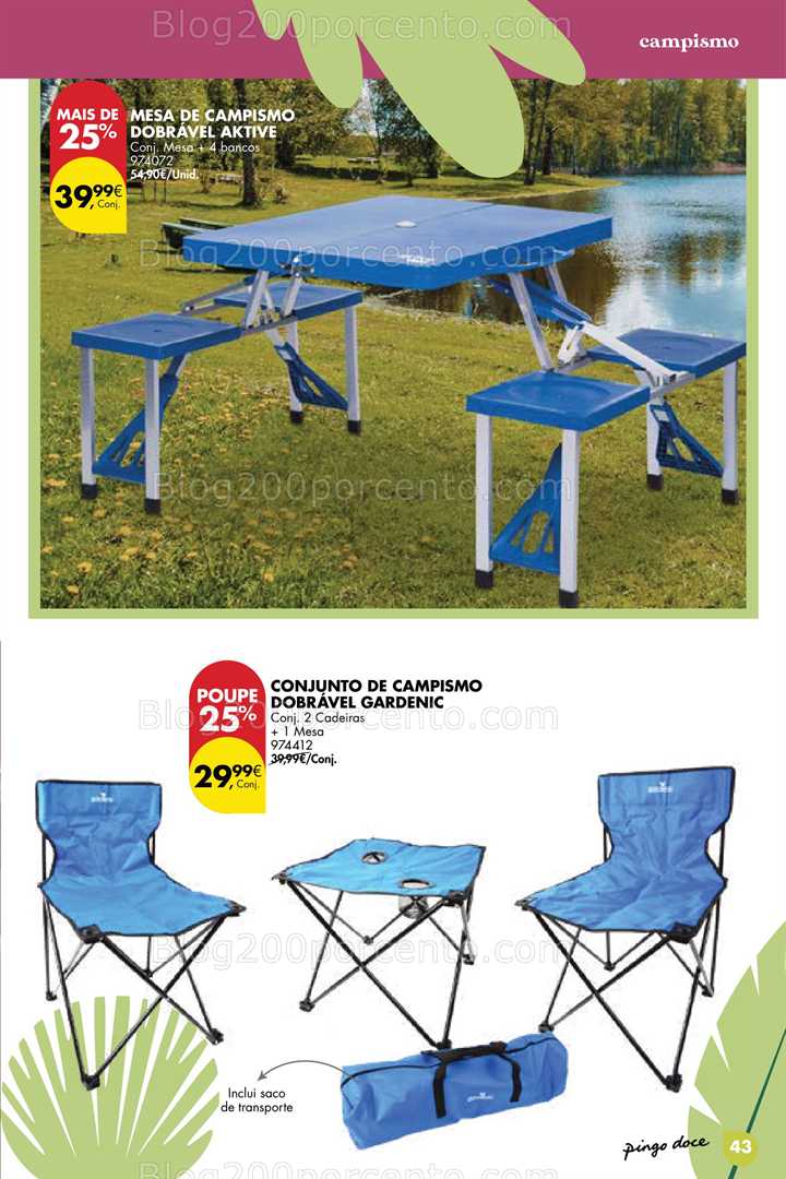 Antevisão Folheto PINGO DOCE Ar Livre Promoções até 9 junho all
