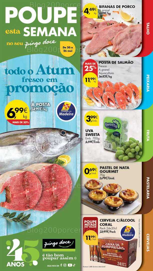 Antevisão Folheto PINGO DOCE Madeira Promoções de 20 a 26 maio all