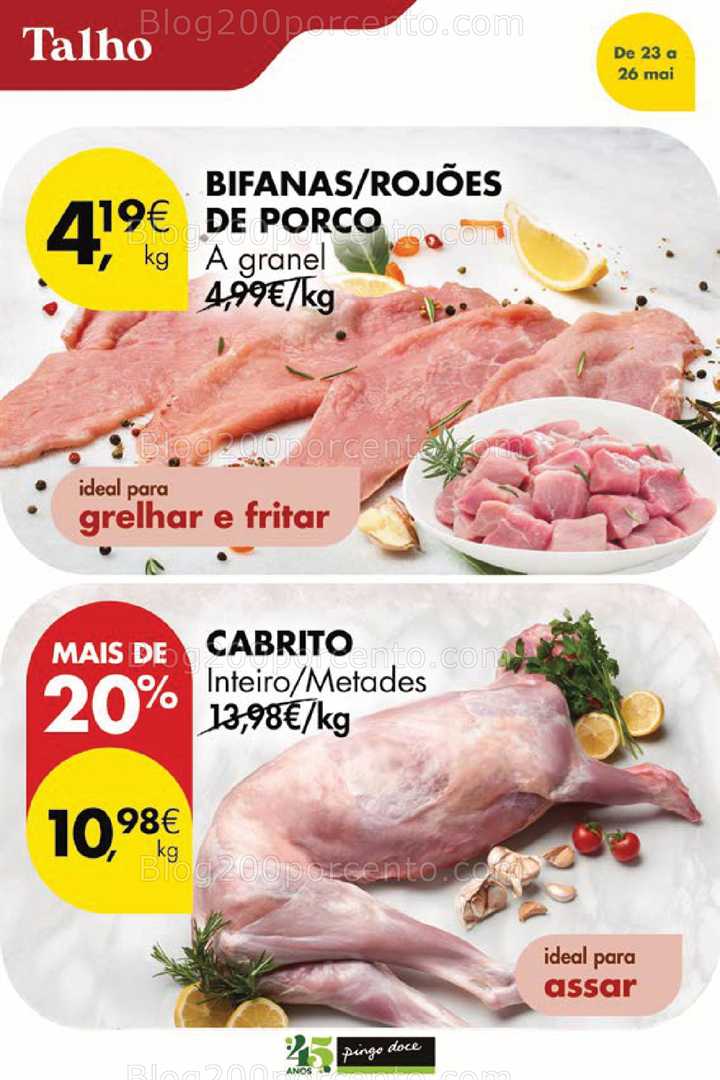 Antevisão Folheto PINGO DOCE Promoções Fim de Semana - 23 a 26 maio all