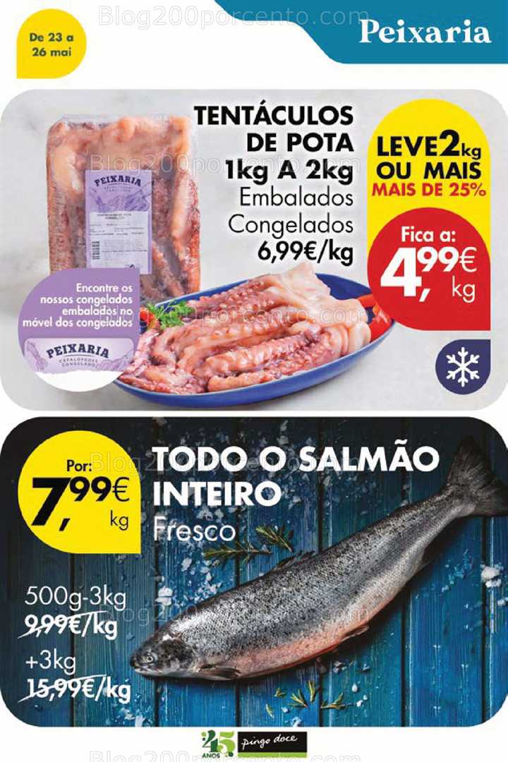 Antevisão Folheto PINGO DOCE Promoções Fim de Semana - 23 a 26 maio all