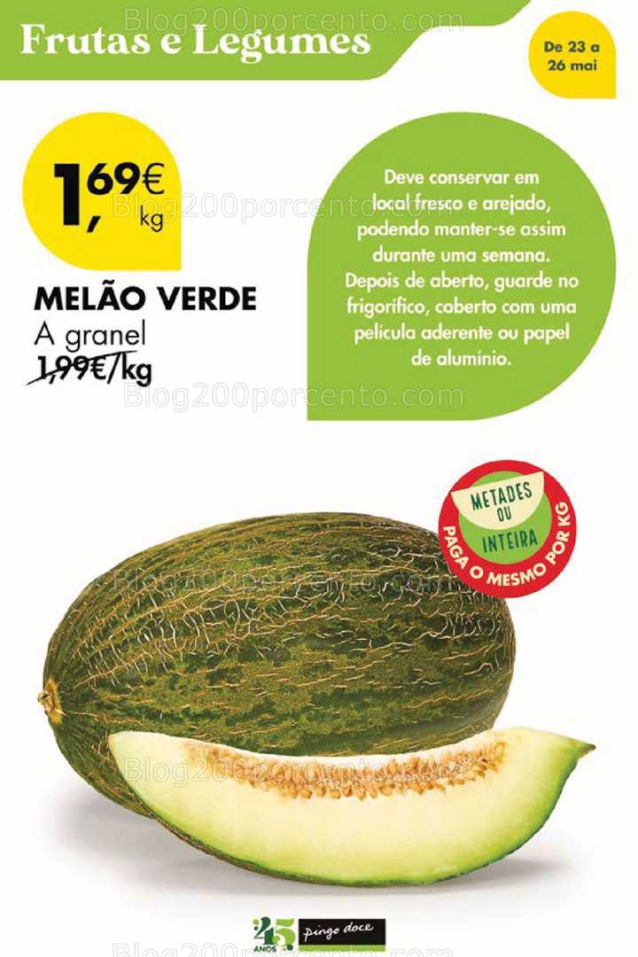 Antevisão Folheto PINGO DOCE Promoções Fim de Semana - 23 a 26 maio all