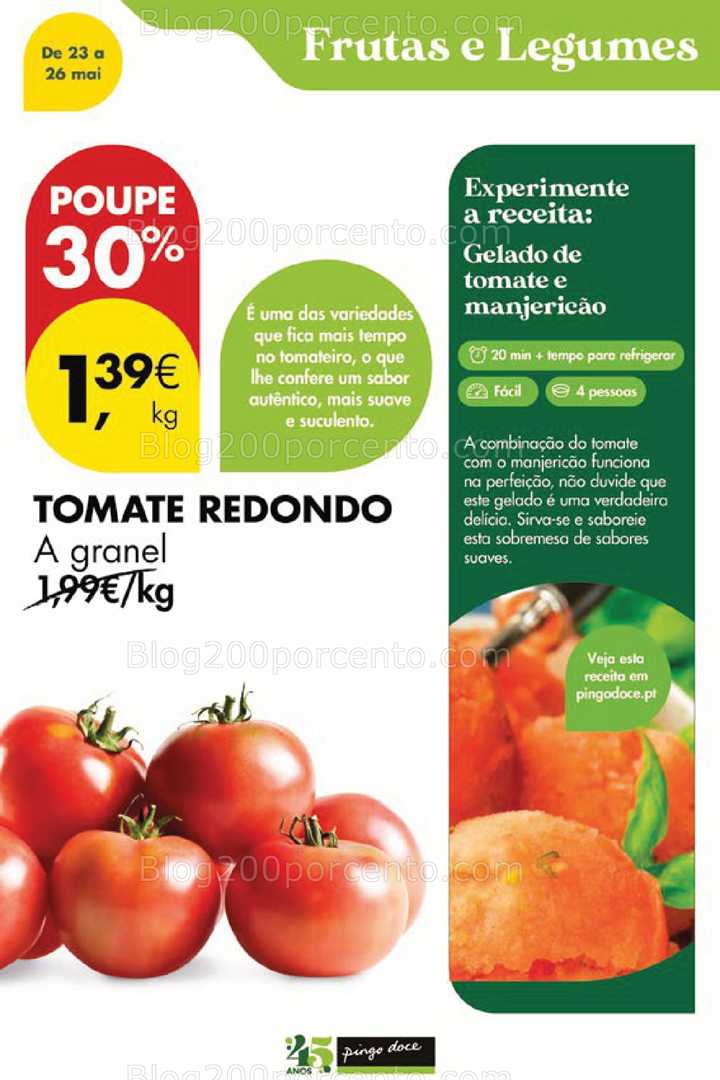 Antevisão Folheto PINGO DOCE Promoções Fim de Semana - 23 a 26 maio all