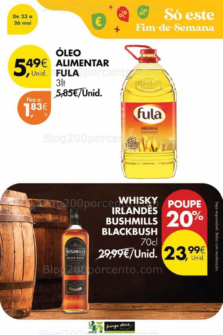 Antevisão Folheto PINGO DOCE Promoções Fim de Semana - 23 a 26 maio all