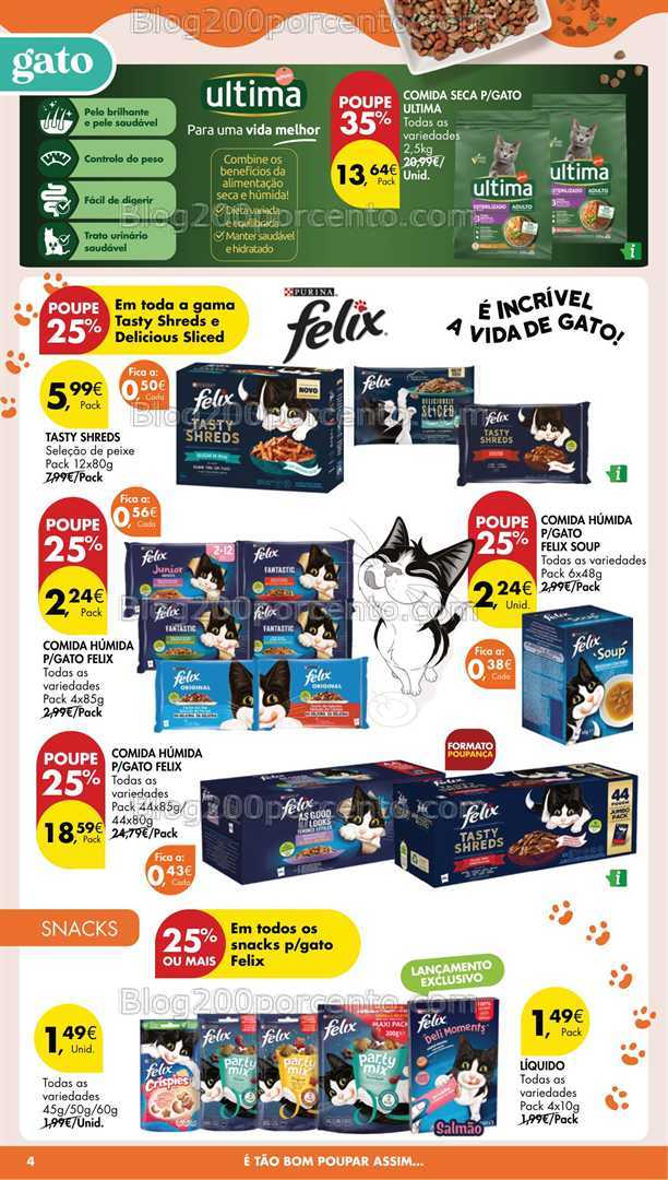 Antevisão Folheto PINGO DOCE Pet Food Grandes Promoções de 27 maio a 9 junho all