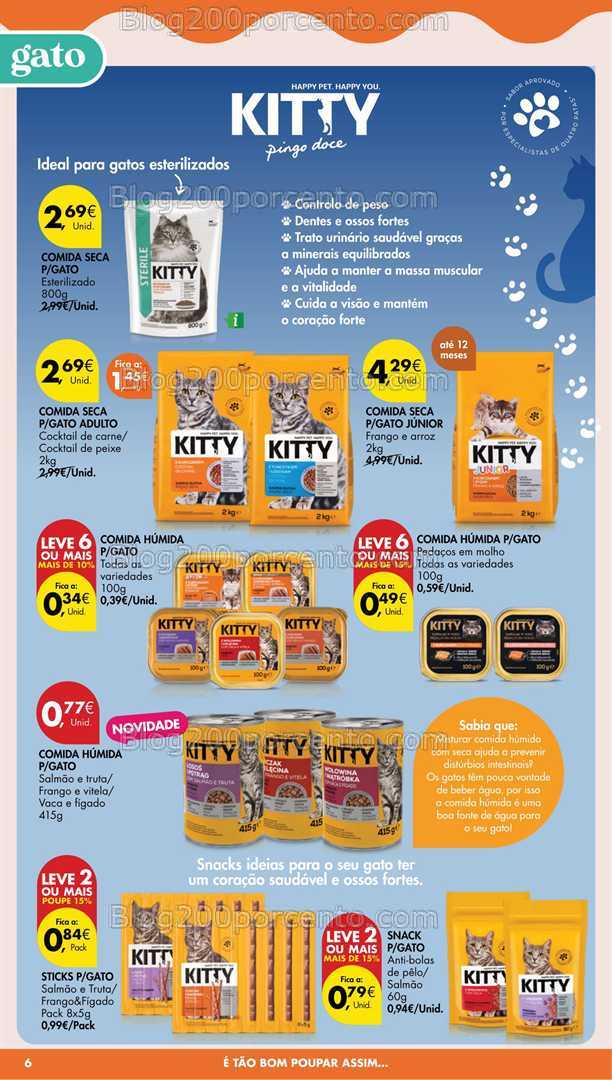 Antevisão Folheto PINGO DOCE Pet Food Grandes Promoções de 27 maio a 9 junho all