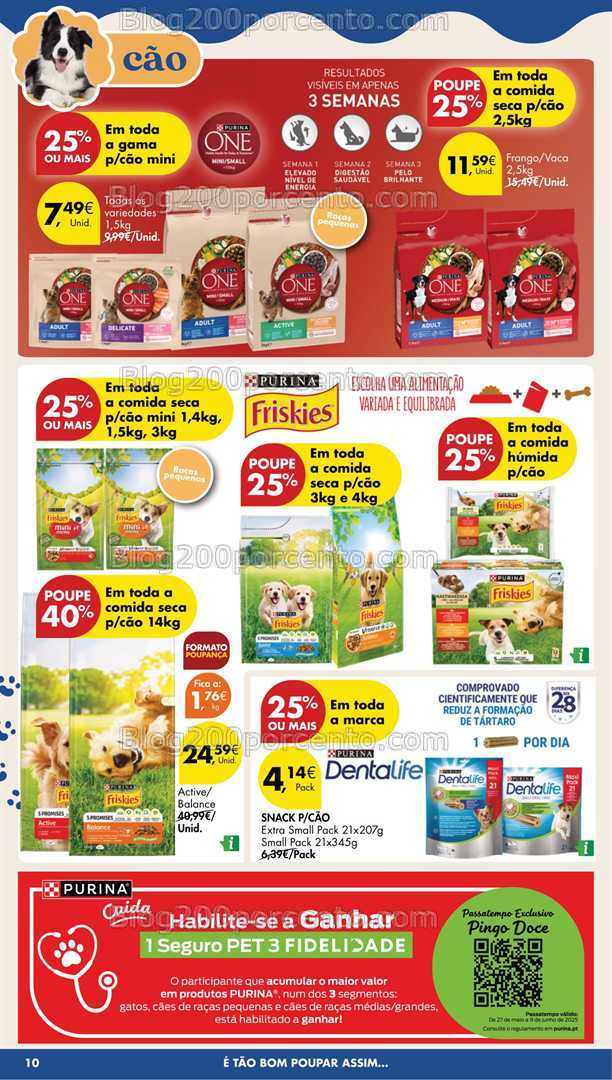 Antevisão Folheto PINGO DOCE Pet Food Grandes Promoções de 27 maio a 9 junho all