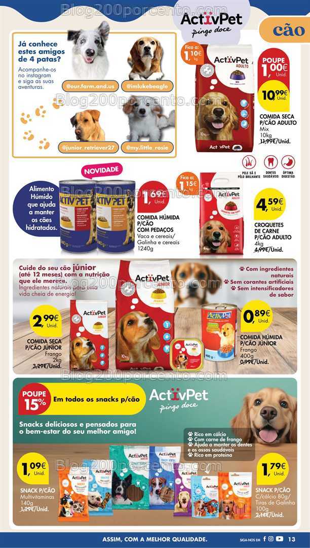 Antevisão Folheto PINGO DOCE Pet Food Grandes Promoções de 27 maio a 9 junho all