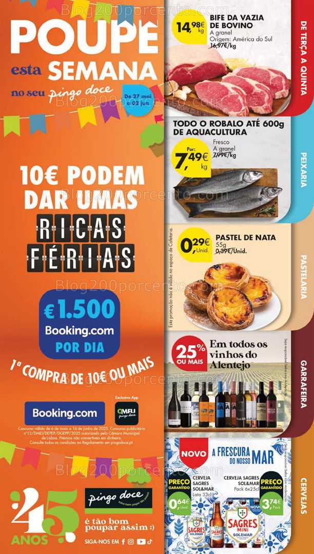 Antevisão Folheto PINGO DOCE Lojas Grandes Promoções de 27 maio a 2 junho all