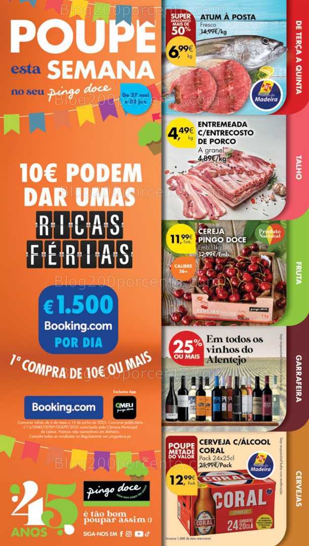 Antevisão Folheto PINGO DOCE Madeira Promoções de 27 maio a 2 junho all
