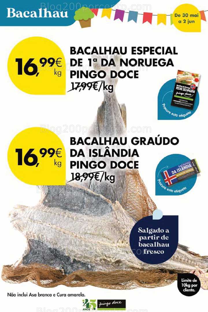 Antevisão Folheto PINGO DOCE Promoções Fim de Semana - 30 maio a 2 junho all