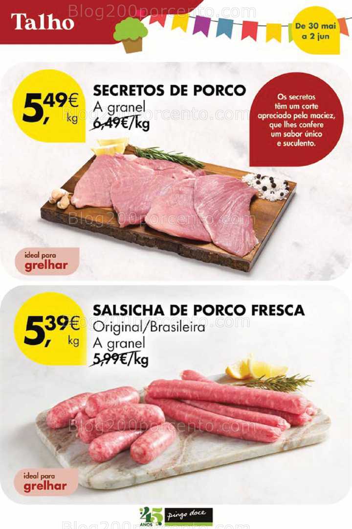 Antevisão Folheto PINGO DOCE Promoções Fim de Semana - 30 maio a 2 junho all