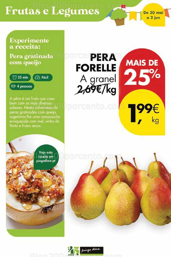 Antevisão Folheto PINGO DOCE Promoções Fim de Semana - 30 maio a 2 junho all