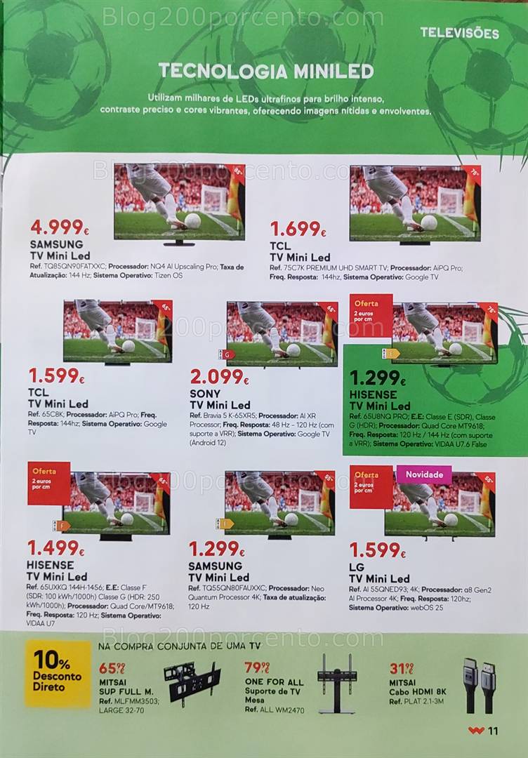 Antevisão Folheto WORTEN Especial TV e Som Promoções até 29 maio all