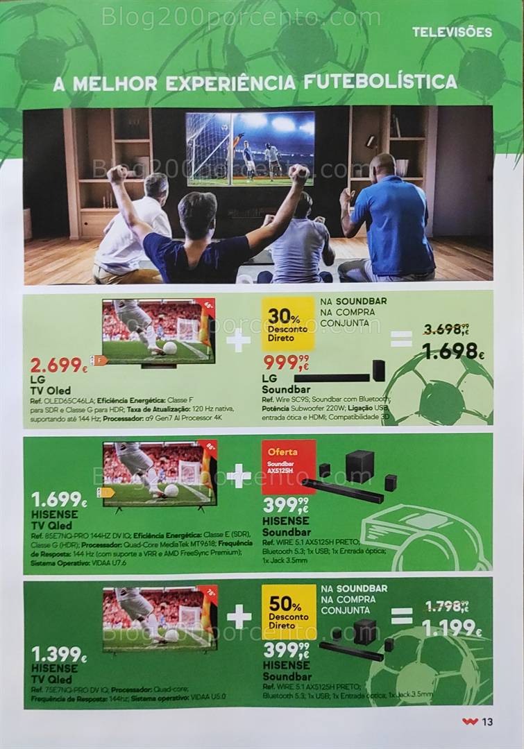 Antevisão Folheto WORTEN Especial TV e Som Promoções até 29 maio all