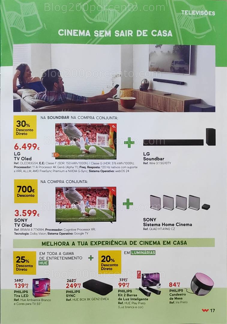 Antevisão Folheto WORTEN Especial TV e Som Promoções até 29 maio all