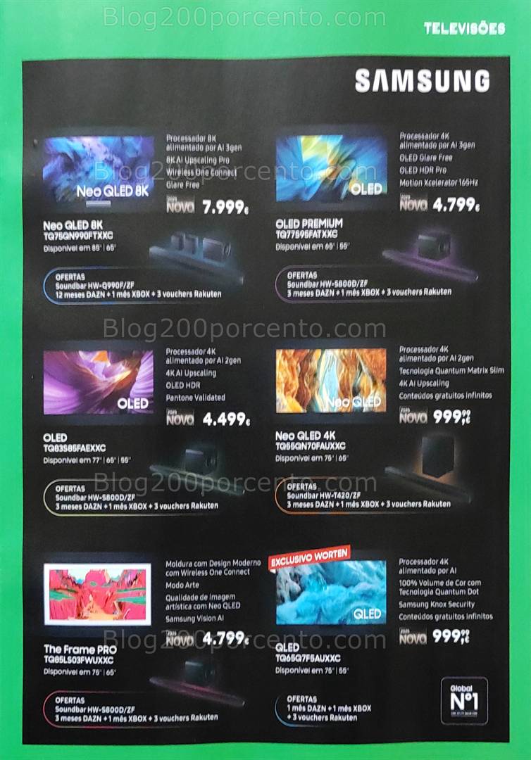 Antevisão Folheto WORTEN Especial TV e Som Promoções até 29 maio all