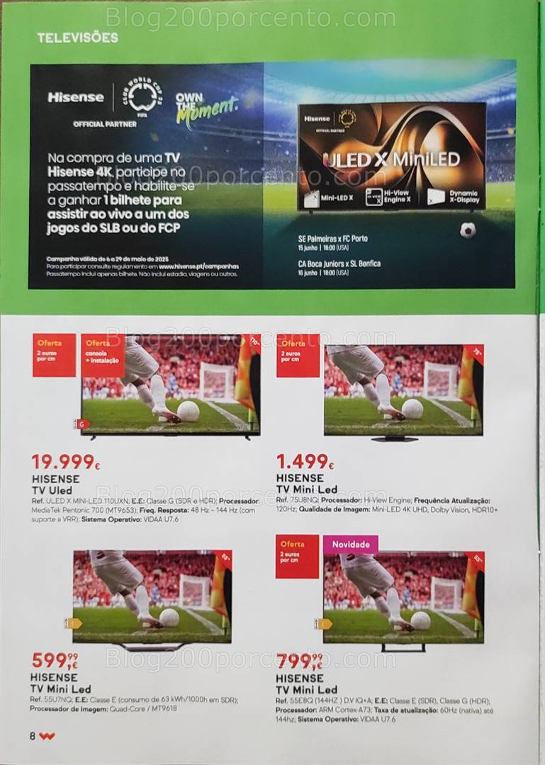 Antevisão Folheto WORTEN Especial TV e Som Promoções até 29 maio all