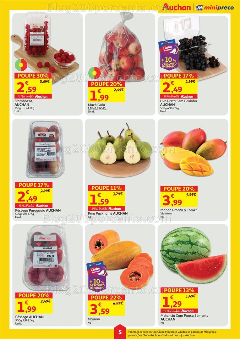 Antevisão Folheto AUCHAN - MINIPREÇO Promoções de 22 a 28 maio all