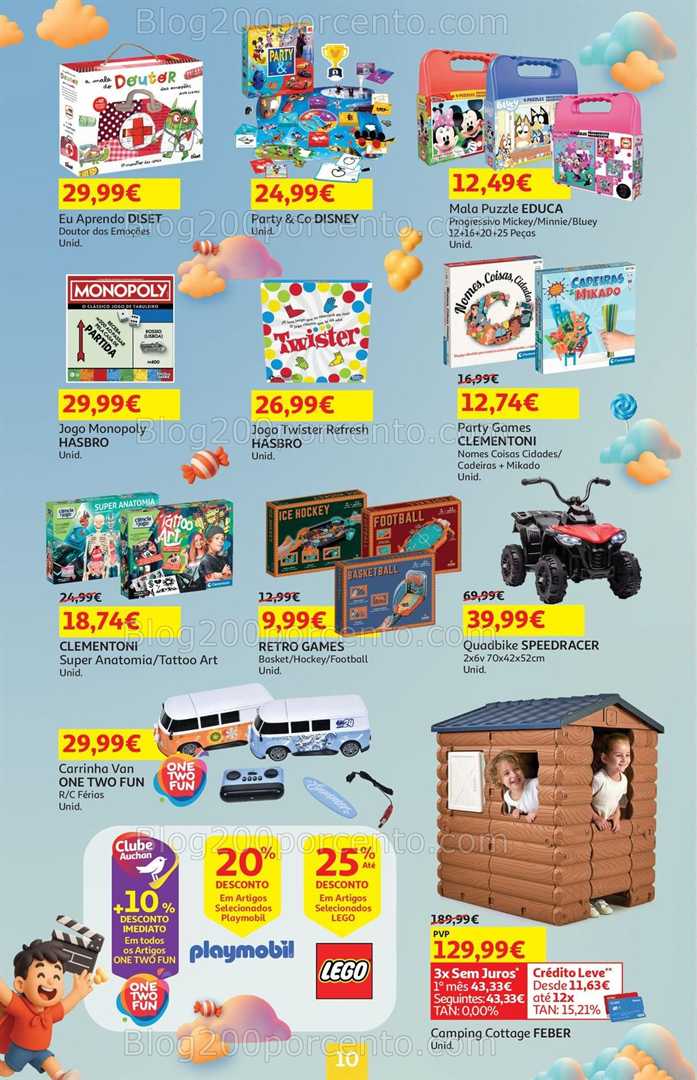 Antevisão Folheto AUCHAN Brinquedos Promoções de 22 maio a 1 junho brinquedos