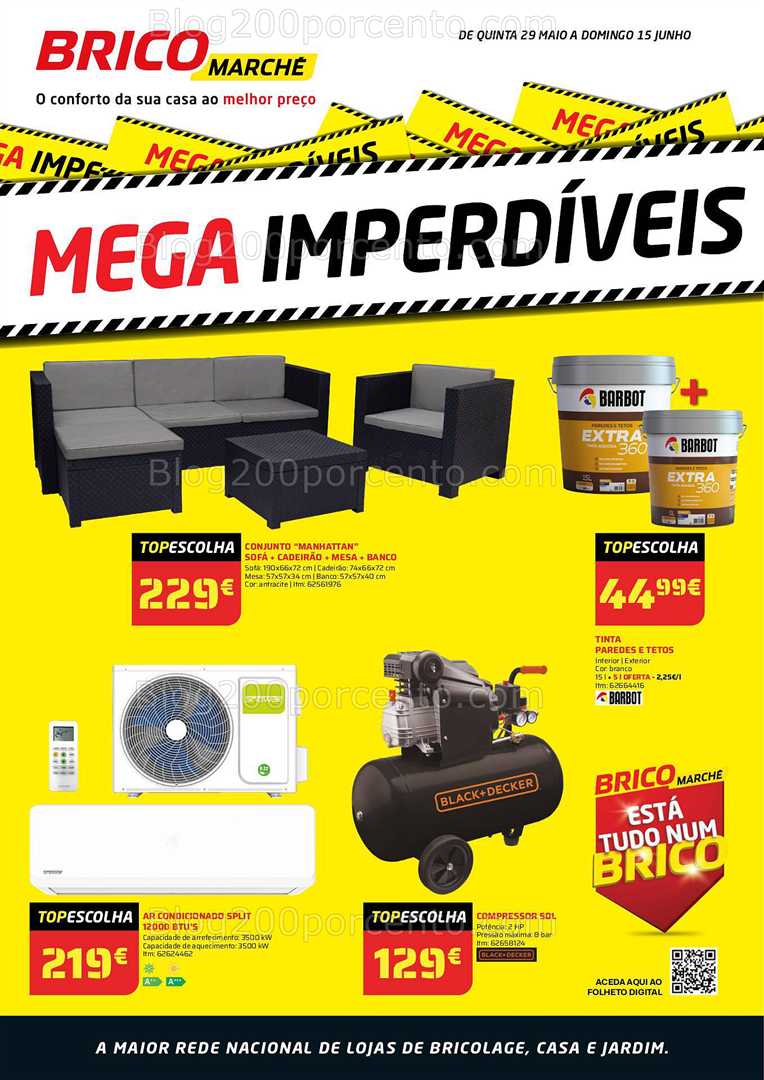 Antevisão Folheto BRICOMARCHÉ Promoções de 29 maio a 15 junho all