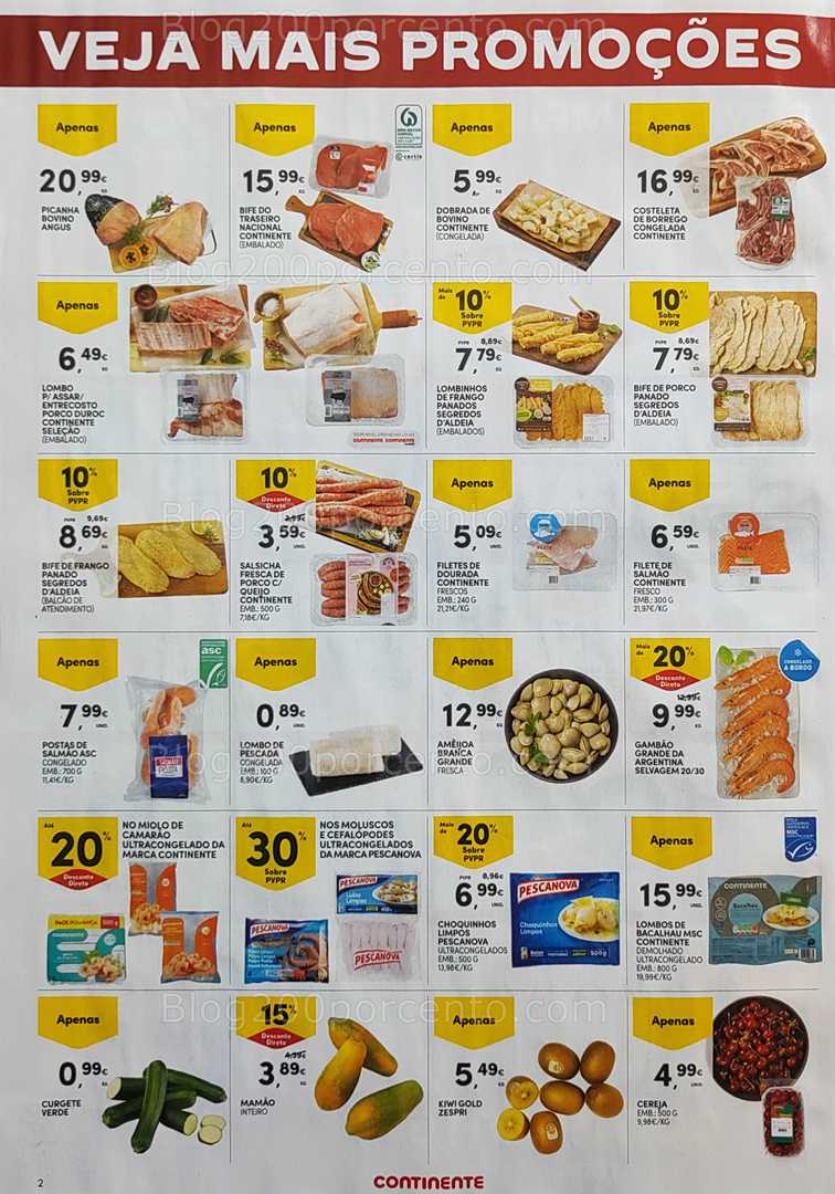 Antevisão Folheto CONTINENTE Promoções Fim de Semana - 23 a 26 maio all
