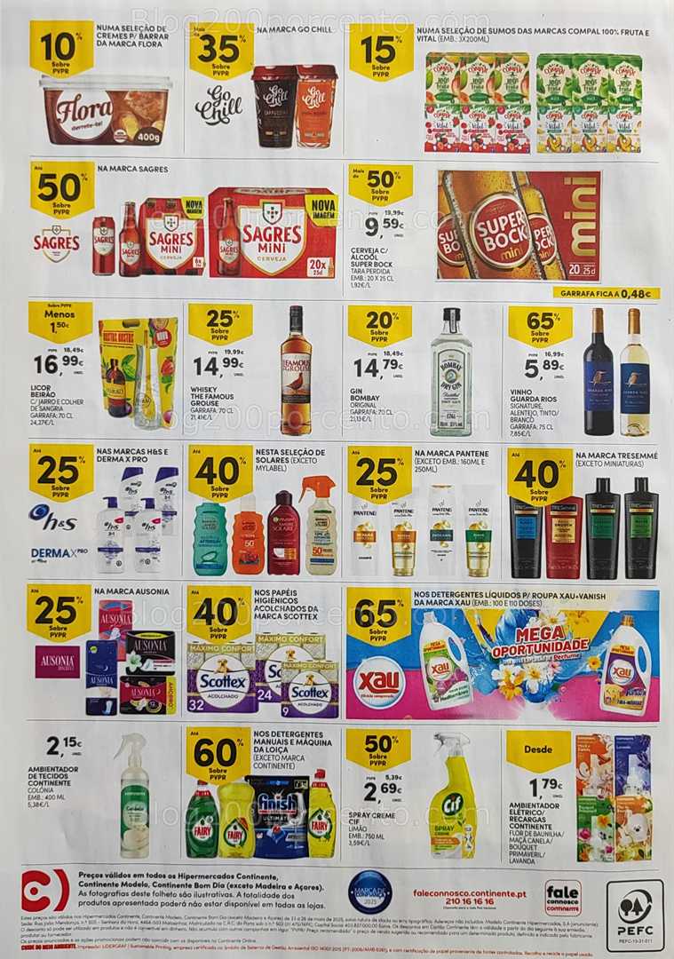 Antevisão Folheto CONTINENTE Promoções Fim de Semana - 23 a 26 maio all