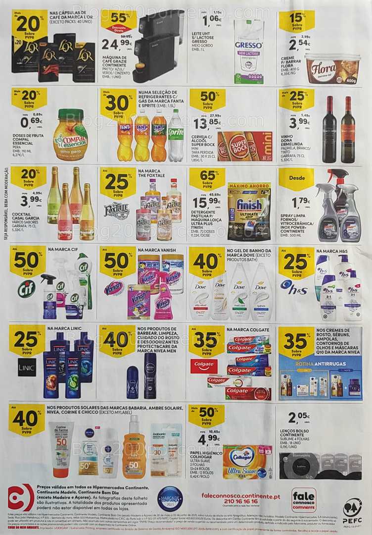Antevisão Folheto CONTINENTE Promoções Fim de Semana - 30 maio a 2 junho
