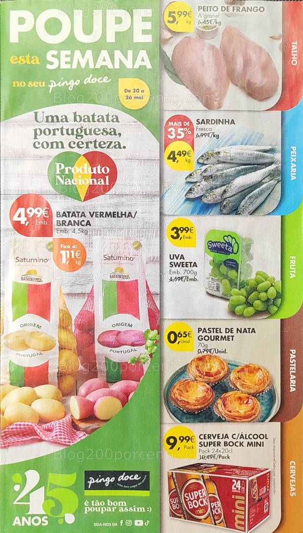 Antevisão Folheto PINGO DOCE Promoções de 20 a 26 maio all