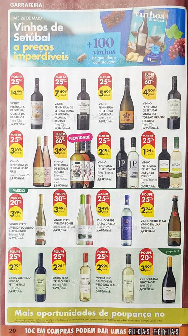 Antevisão Folheto PINGO DOCE Promoções de 20 a 26 maio all