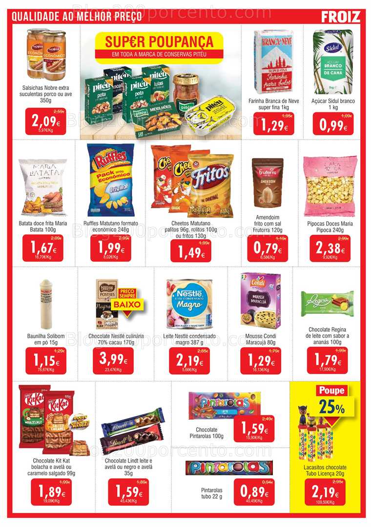 Antevisão Folheto FROIZ Promoções 28 maio a 11 junho